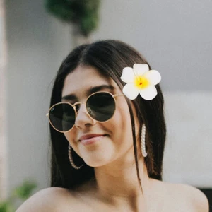 Pinzas para el cabello 4 piezas flores hawaianas pasador nupcial playa novia orquídea pinza para el cabello - Imagen 1 de 12