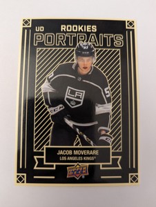 2022-23 Jacob Moverare Upper Deck UD Portraits Rookies #P-64 Los Angeles Kings