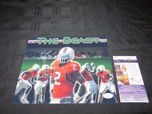JON BEASON MIAMI HURRICANES SIGNED 8X10 PHOTO W/JSA COA T38867 FREE S&H!  - Picture 1 of 1