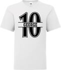Personalised NAME and NUMBER T-Shirt, Birthday Party Boys Girls Age Custom Tee