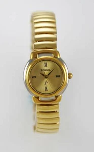 Fossil F2 Damenuhr Edelstahl Silber Gold Stretch Batt Wasser Res Quarz - Bild 1 von 3