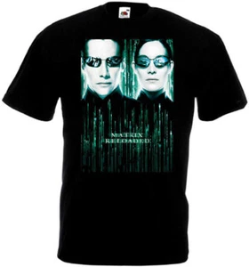 Matrix Reloaded v5 T shirt black movie poster all sizes S-5XL - Picture 1 of 3