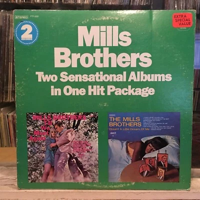 [SOUL/JAZZ]~EXC 2 DOUBLE LP~The MILLS BROTHERS~Two Sensational Albums In One Hit Foto 1 de 4