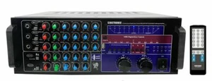 Amplificador de mezcla karaoke 3000W construido arco HDMI, óptico, Bluetooth, grabación USB - Imagen 1 de 9