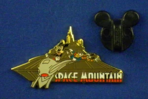 Space Mountain Mickey Donald Goofy Hanging On Pin # 37982 - Picture 1 of 4