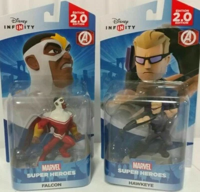 NUEVO Disney Infinity Falcon & Hawkeye Marvel Avengers 2.0 & 3.0 Figuras Xbox PS4 Foto 1 de 2