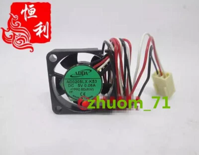 1PC ADDA AD0205LX-K53 5V 0.06A 2506 2.5CM 3-Pin Miniature cooling fan - Image 1 of 2