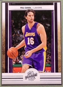 2009-10 Panini Season Update #134 Pau Gasol Silver /99 - Picture 1 of 3