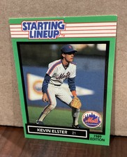 KEVIN ELSTER 1989 KENNER STARTING LINEUP CARD - NEW YORK METS
