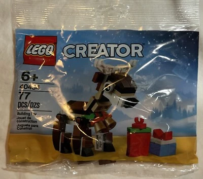 LEGO Creator Holiday Christmas Reindeer Polybag Legos Set 40434 Stocking Stuffer - Image 1 of 2