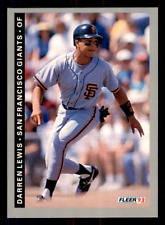 1993 Fleer  #157 Darren Lewis San Francisco Giants