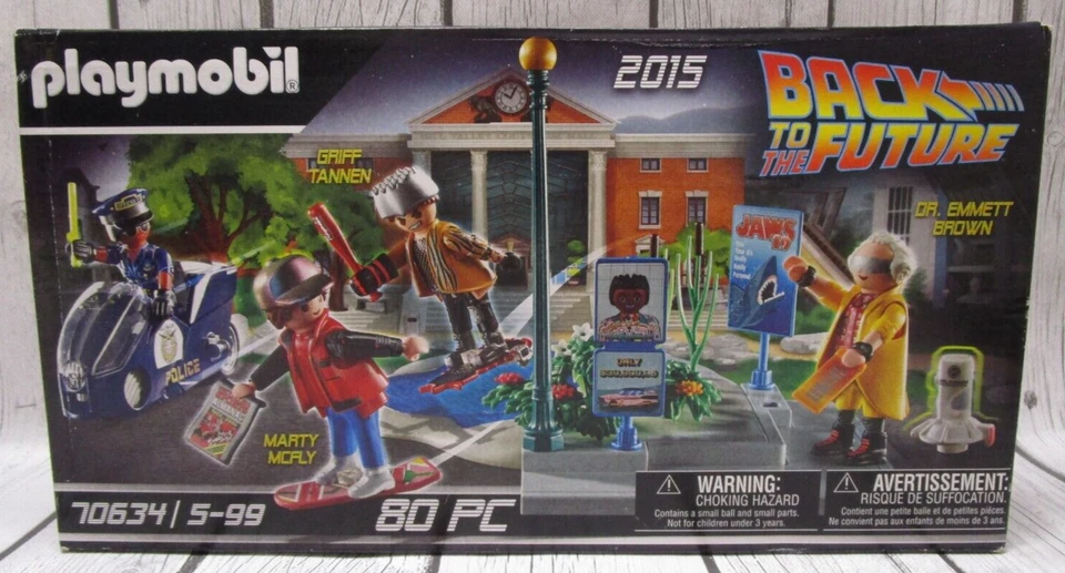 Playmobil 70634 Back to the Future Part II Hover Board Chase set
