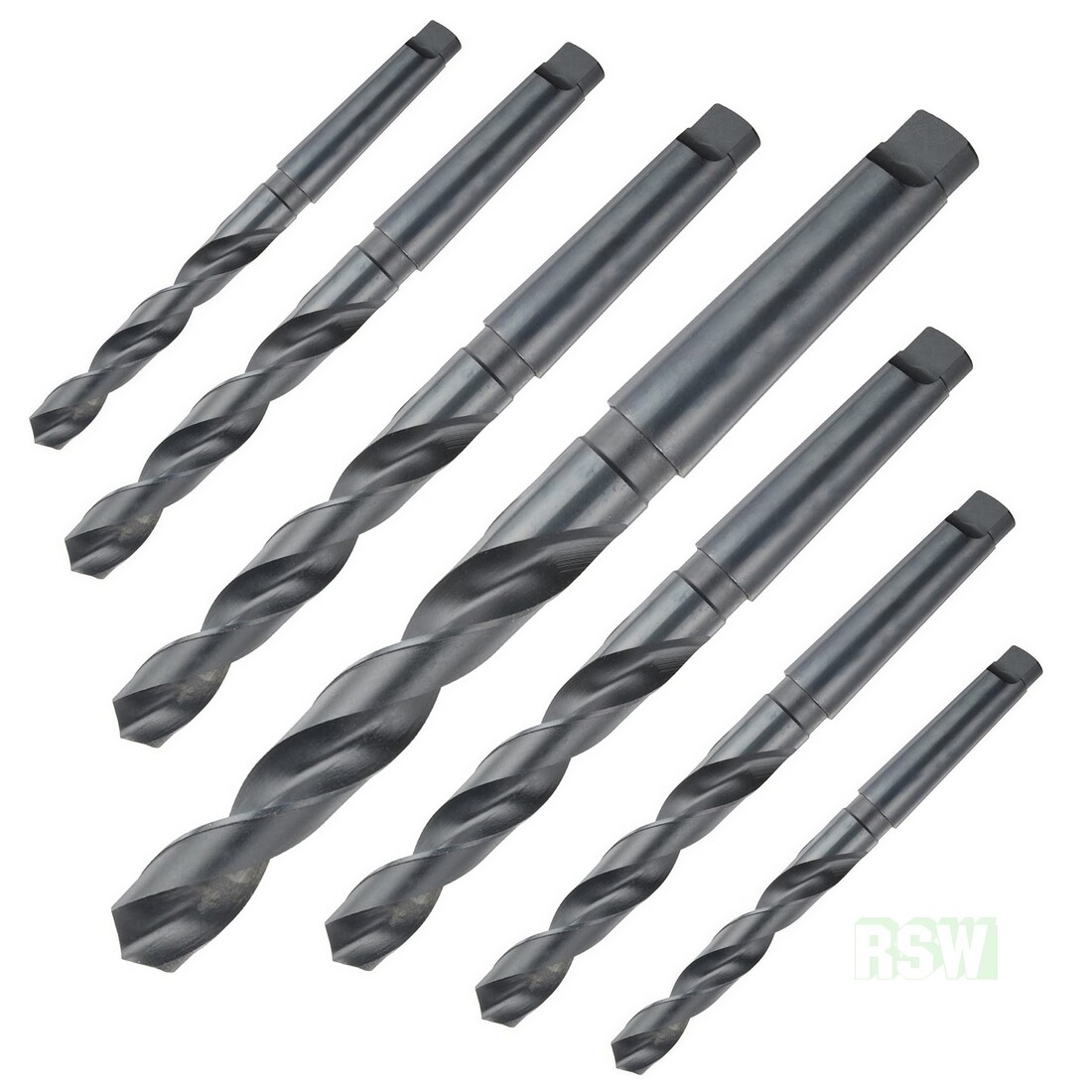 Optimum Spiralbohrer-Set HSS, 9-teilig – Größen 14,5 Bis 30 Mm, Für Bohrmaschinen, Rechtsschneidend
