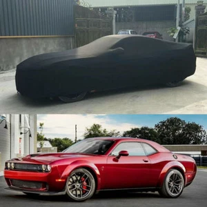 For Dodge Challenger Hellcat 2008-2022 Car Full Cover Stretch Dust Proof Indoor - Picture 1 of 8