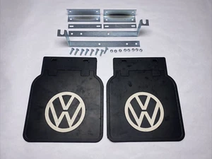 2pcs Black Mudflap Set fits Volkswagen Beetle 1950-1996 - Bild 1 von 4