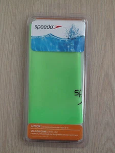 Speedo Junior Solid Silicone Swim Cap - Lime - New - Picture 1 of 6