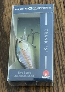 H2O Xpress Crank "S" Live Scale American Shad Fishing Lure New - Picture 1 of 2