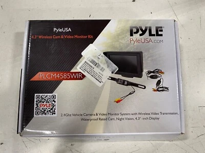 Waterproof Rear View Camera Vehicle Monitor System w/ 4.3” Color LCD PLCM4585WIR - Image 1 of 2
