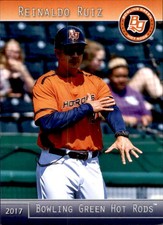 2017 Bowling Green Hot Rods Grandstand #27 Reinaldo Ruiz Manager Baseball Card