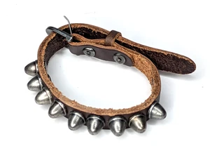 Fashion Punk Style faux Leather Studded Bracelet Men - Picture 1 of 5