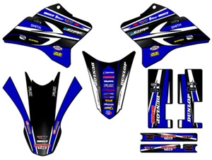 2005-2022 TTR 230 VIGOR Blue Senge Graphics Kit Compatible with Yamaha - Picture 1 of 10