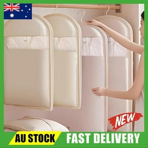Waterproof Space Saving Hanging Garment Bag with Self Compression Zipper - Picture 1 of 22