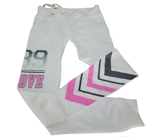 Eye Candy Hose Damen Gr. L/XL elfenbein bedruckt Fleece Leggings Stretch Komfort - Bild 1 von 12