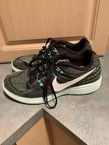 Nike Lunartempo 2 Running Black/Green/white Women’s Shoes Size 8.5 818098-006 - Picture 1 of 9