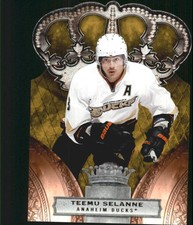 2010-11 Crown Royale Anaheim Ducks Hockey Card #3 Teemu Selanne