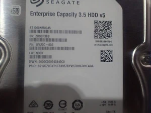 Seagate ST1000NM0045 1 TB 3.5" SAS 3 Hard Drive NOT SATA - Afbeelding 1 van 6