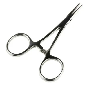 12PK 3.5" Straight Hemostat Forceps Locking Clamps Stainless Steel Surgical Tool - Picture 1 of 6