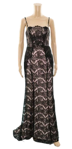ex Coast Bandeau Lace Overlay Floor Length Maxi Occasion Dress - Picture 1 of 14