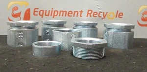 SCI 2 3 Piece 2" Conduit Coupling Malleable Iron Lot of 5 - Picture 1 of 7