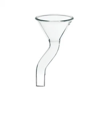 ABGIL BOROSILICATE GLASS POWDER FUNNEL OFFSET - Image 1 of 3