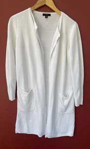 J. Crew Juliette Jardigan XXS White Ivory Sweater Jacket Linen Blend - Picture 1 of 8