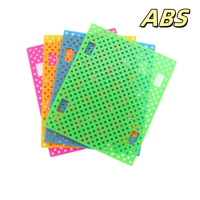 DIY For Robotic Toy Model ColorCar Chassis Perforated Plastic Panel Car Frame - Image 1 of 4