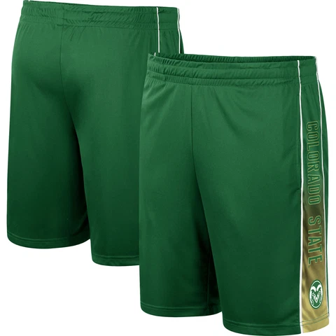 Men's Colosseum Green Colorado State Rams Lazarus Shorts Cover