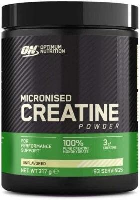 Optimum Nutrition ON 100% Pure Creatine Monohydrate Powder 317g - Image 1 of 2