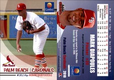 Mark Diapoules 2010 Grandstand Palm Beach Cardinals #NNO Card *AutographDen*