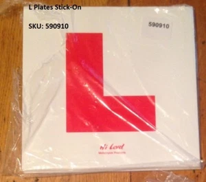 TWO Self Adhesive Sticky Learner Plates - Learner L Plate for Motorcycle - 2 - Picture 1 of 1