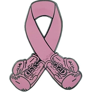 Lapel Pin Breast Cancer Pink Ribbon - Picture 1 of 2