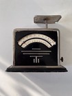 Briefwaage Postwaage Jakob Maul ca 1930 Art Déco Metall schwarz Chrom Bauhaus