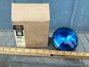 Vintage Sealed Blue Passing Headlight Fits: Harley Davidson tested works - Picture 1 of 3