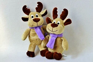 Milka Elch Rentier 🦌2 Stück Stofftier Plüschtier Kuscheltier Schmusetier (T178) - Bild 1 von 1