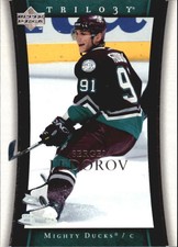 2005-06 Upper Deck Trilogy Anaheim Ducks Hockey Card #3 Sergei Fedorov