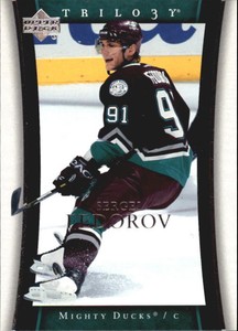2005-06 Upper Deck Trilogy Anaheim Ducks Hockey Card #3 Sergei Fedorov