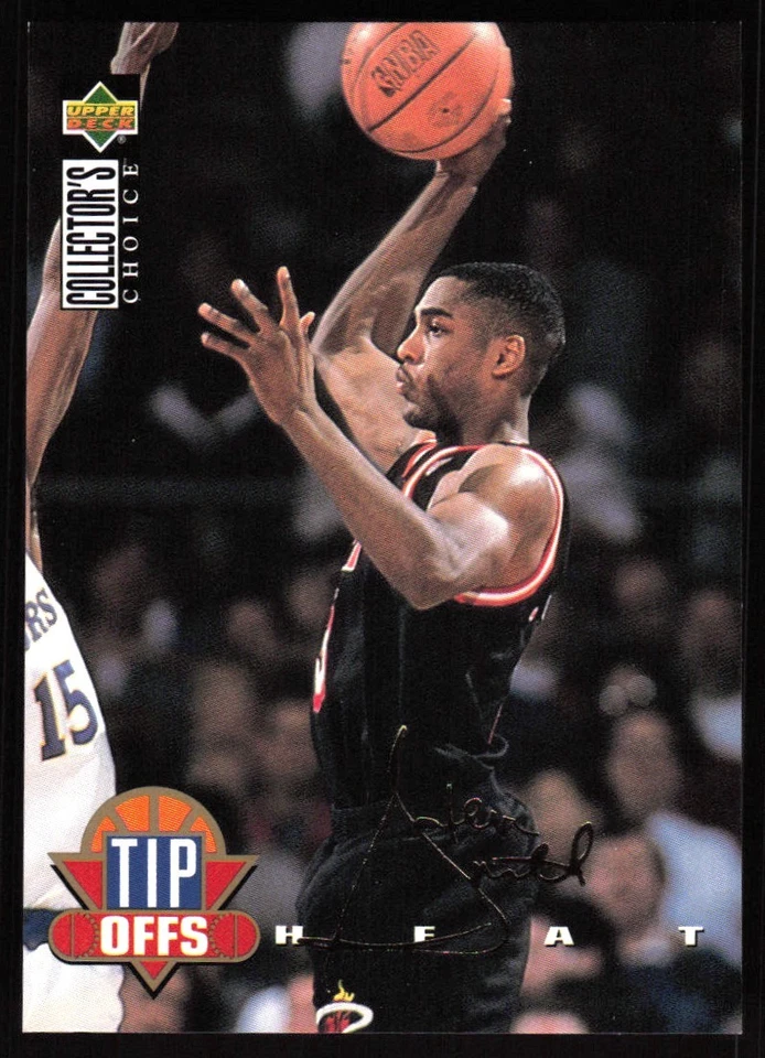 STEVE SMITH 1994-95 UPPER DECK CC GOLD SIG INTERNAT ITALIAN #179 TIP OFFS MIAMI - Image 1 of 3