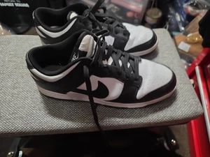 NIKE DD1391-100 Dunk Low Retro White Black Panda Size 8.5 - Picture 1 of 6