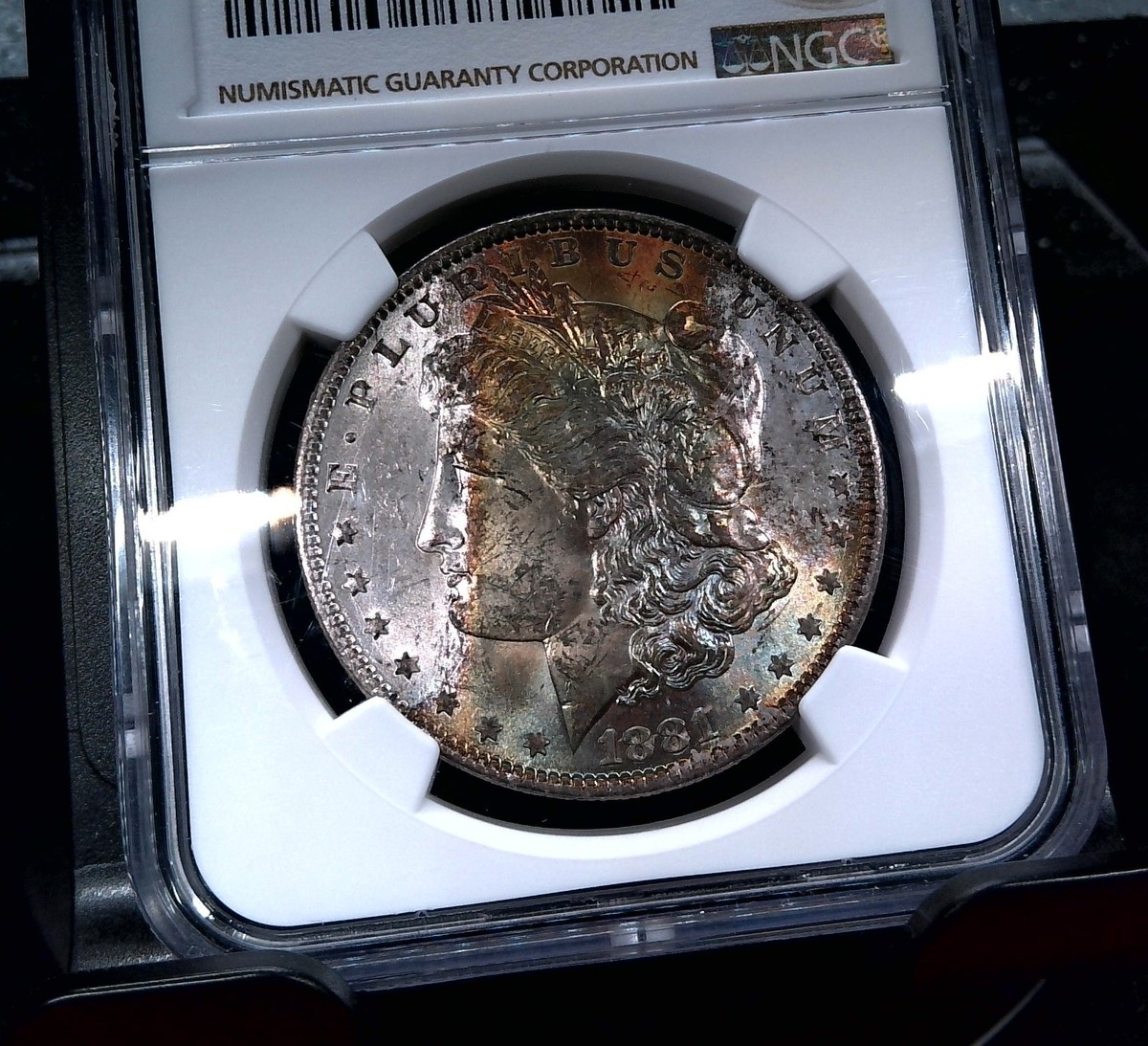 MS 62 Graded 1881 Year Morgan US Dollars (1878-1921) for