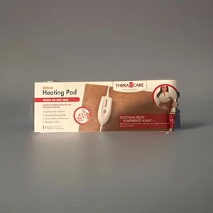 Thera Care Heat Therapy Deluxe Heating Pad 4 Settings 12X15 Pain Relief - Picture 1 of 2